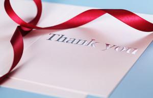 Thank-you note